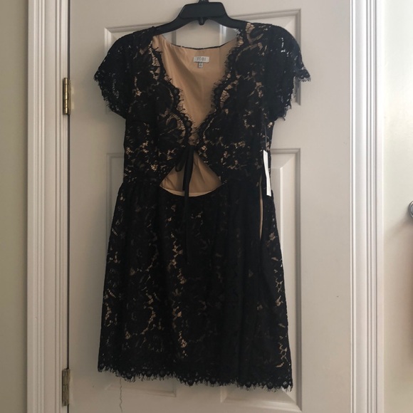 Tobi Dresses & Skirts - Black Lace Minidress